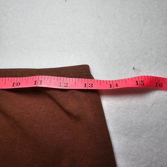 WeWoreWhat Pull On Midi Skirt Jersey Saddle Size Small - Picture 6 of 7